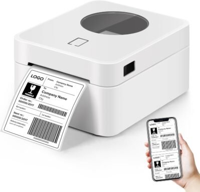 サーマルラベルプリンター、スマートフォン互換性、PC互換、ラベルライター、郵送ラベルプリンター、ミニプリンター、値札プリンター、コマーシャルプリンター、A6サイズ、Bluetooth USB、LAN互換、ラベル