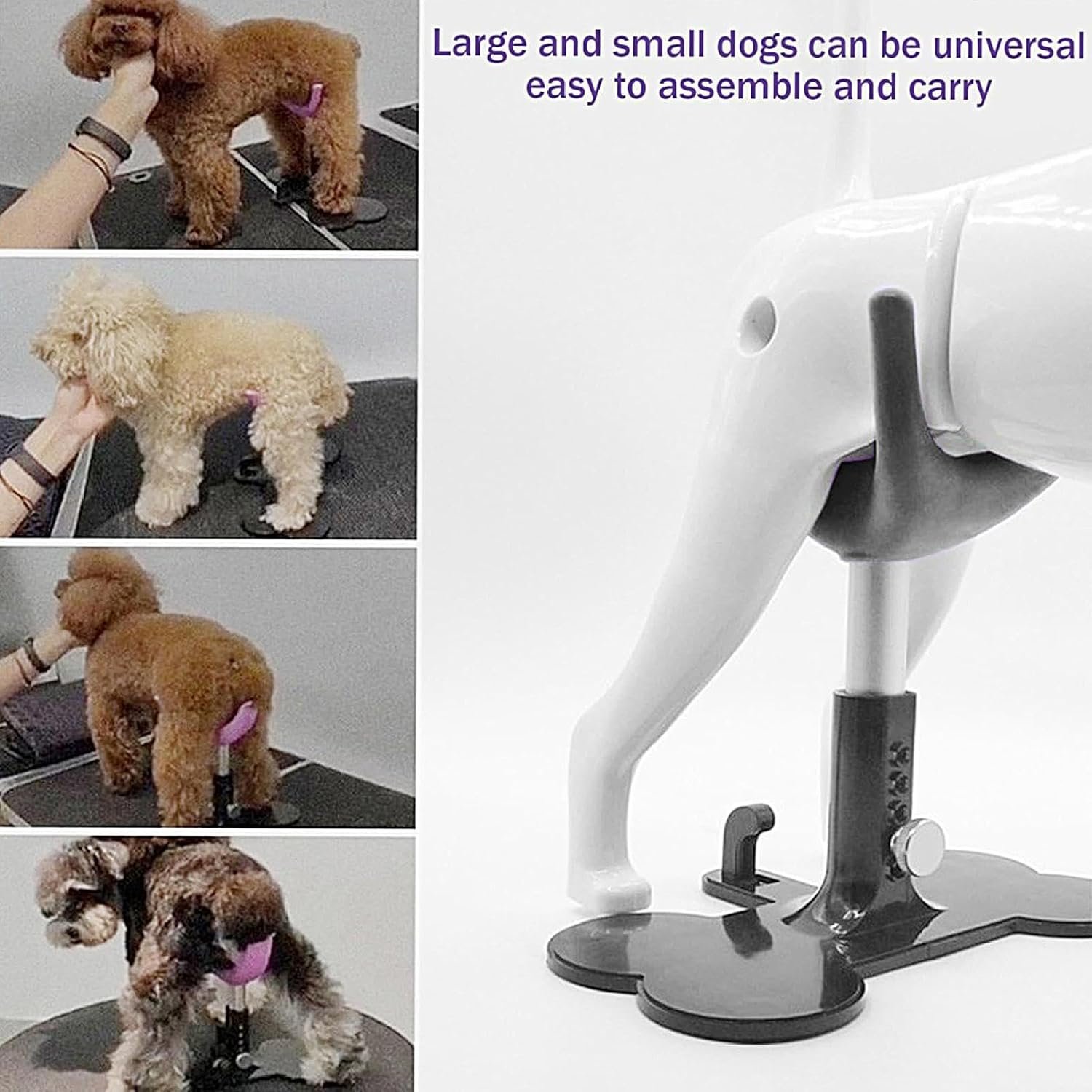 犬用グルーミング台 -子犬シャワーベンチ、高さ調整可能なペット用トリミングベンチ - 이미지 7