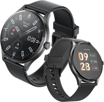 TrueFree GT2スマートウォッチ（Bluetooth 5.2互換性のあるBluetooth通話機能）スポーツウォッチ、カロリー計算、スマートウォッチ、女性、月経周期管理＆さまざまなエクササイズモード、iPhone＆