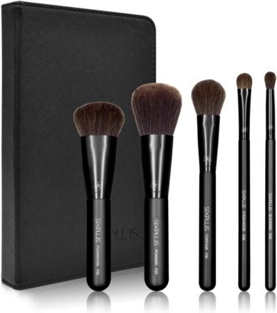 5 -Dawnシリーズ(黒)のSixPlus Six Plus Makeup Brushesセット