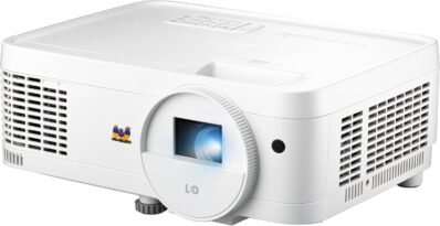 ViewSonic LS510WE WXGA画像品質LEDビジネスプロジェクター、高輝度、3,800 ANSIルーメン、高速スタートアップ、低消費電力、360°投影、最大300インチの長寿命、USB Type-Aパワー