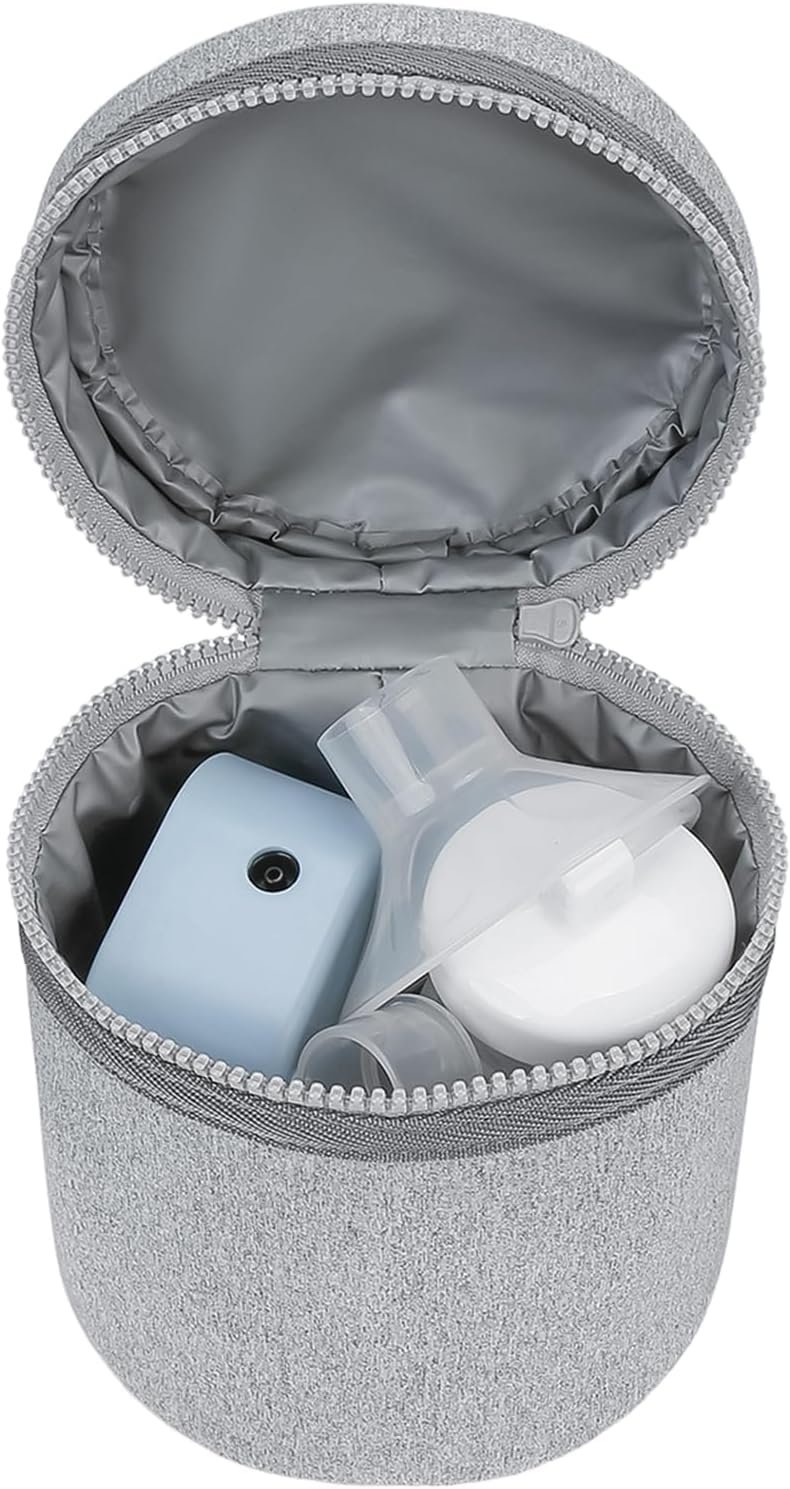 母乳クーラーバッグ-6ボトル収納ショルダーストラップ付きアイスパック|アイスパック付きの哺乳瓶クーラーバッグ、保育園、看護ママ、旅行、ピクニック、フルーツ、ドリンク、ブラック用の小さなクーラーランチバッグ