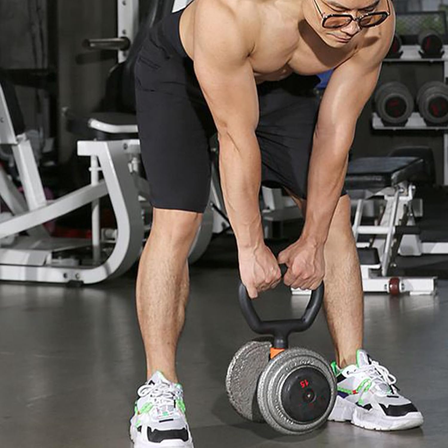 ダンベル用ケトルベルハンドル| ダンベルグリップハンドル| 調整可能なトレーニング器具アダプタージムや家庭用のエクササイズウェイトリフティングに最適 - 이미지 8