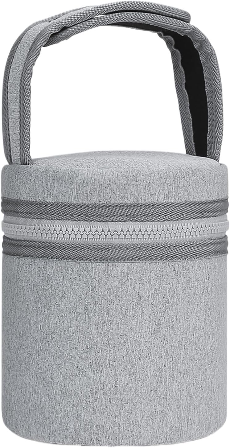 母乳クーラーバッグ-6ボトル収納ショルダーストラップ付きアイスパック|アイスパック付きの哺乳瓶クーラーバッグ、保育園、看護ママ、旅行、ピクニック、フルーツ、ドリンク、ブラック用の小さなクーラーランチバッグ - 이미지 9