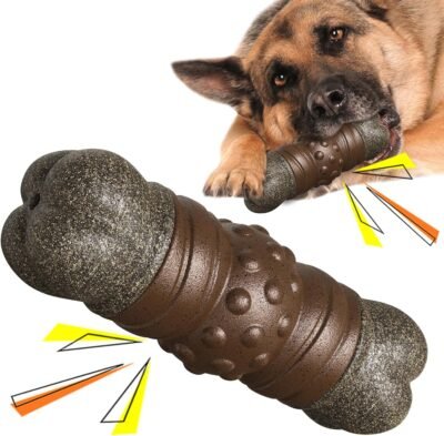 llikzio犬のおもちゃ、犬のおもちゃ、犬、噛むおもちゃ、耐久性、安全、健全なおもちゃ、犬のおもちゃ、骨、骨、教育、歯の掃除、ストレスの緩和、運動不足、大小の犬に適した、食品グレードPP
