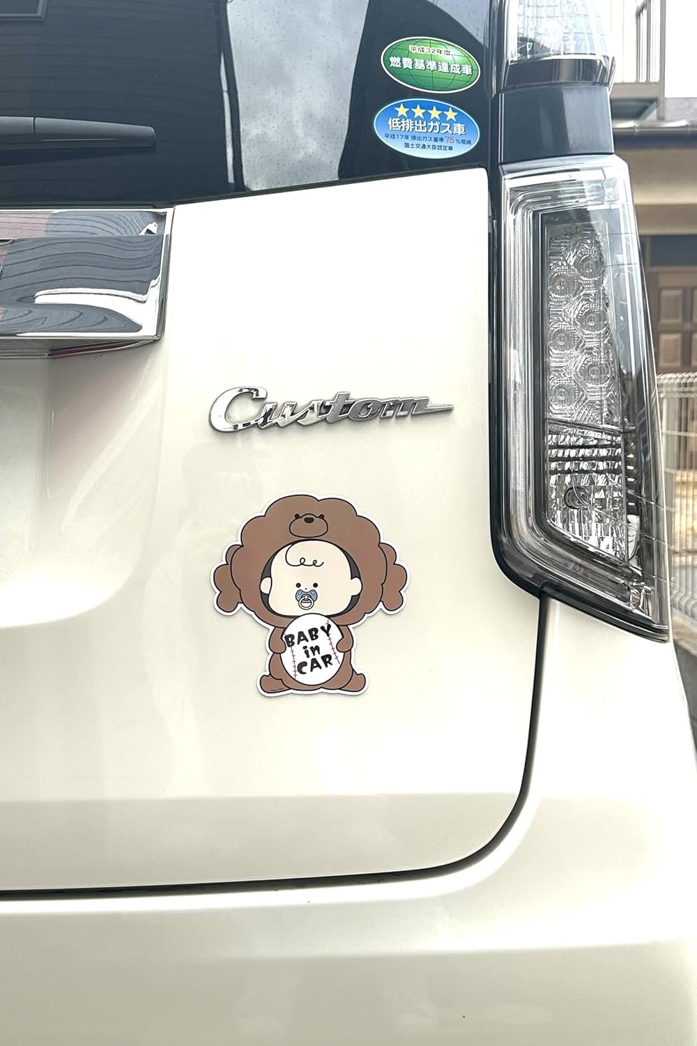 車のマグネットステッカーの子犬ポップベイビーベイビーオンボード犬Aタイプ - 이미지 3