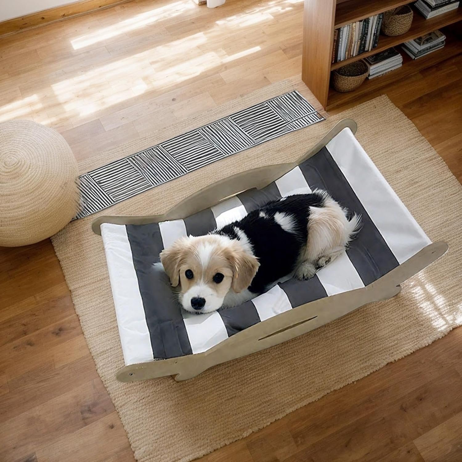 子犬冷却マット -屋外の高架猫ベッド|犬と猫用の通気性アイスパッドラウンジャー| 夏の屋外冷却椅子、夏の屋外冷却椅子、ペットアクセサリー、家具 |高架アイスラウンジャーチェア - 이미지 9