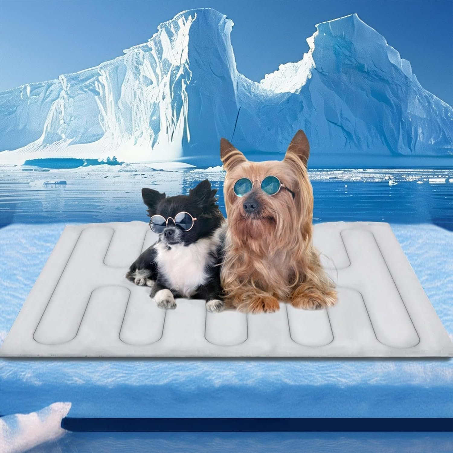 犬クールマット -ケージベッド家具用の防水カバー冷却パッド、機械洗えるポータブルマット |屋内の屋外旅行キャンプカートレーニングビーチに適しています。屋内の屋外旅行キャンプカートレーニングビーチに適しています。 - 이미지 5