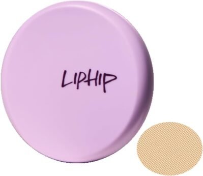 リップシップリップシップパウダー協定、0.3オンス(10 g)、03天然、自然フェイスパウダー、壊れない、パウダーファンデーション、ポアカバー、ノンスティック、マッド、メイク、プチプラ、マスク、クランブルレジスタント、ファンド、韓国語