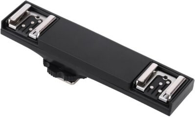 TTLデュアルホットシューズフラッシュスピードライトライトトリガースプリッターブラケットNIKONカメラDSLR-005