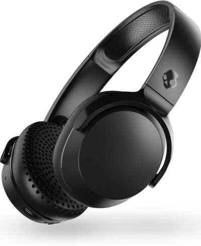 Skullcandy公式ストアRiff Wireless2 ON-EIRワイヤレスヘッドフォンマルチポイント34時間プレイタイムBluetooth 5.2マイクS5PRW-P740（RIFF Wireless2、Black）