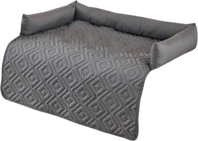 ペット家具カバー -ベッドマットソファプロテクター、ペット用のキルティングソファシールド | 防水性のない滑り止めバッキング、犬や猫用の柔らかい洗えるライナー、家具のスクラッチ予防のためのソファスリップカバーガード