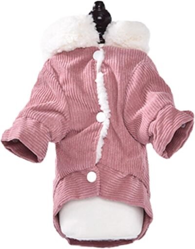 犬の毛皮のようなコート厚いコートプルオーバー服アパレルジャケット春冬のための複数のサイズ冬のアパレルスモールドッグウォームジャケット