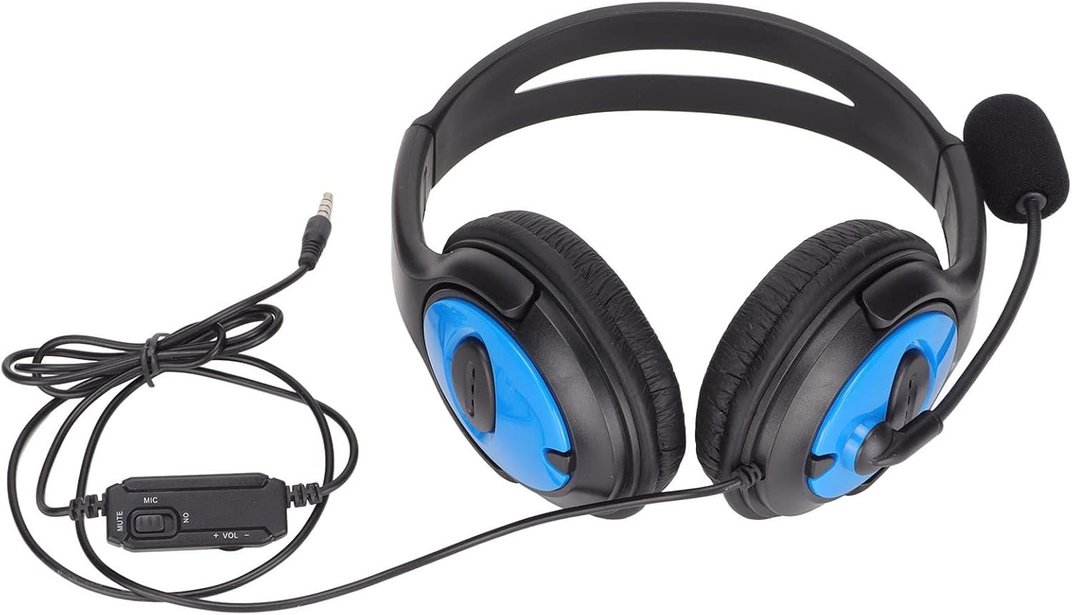 ノイズキャンセルマイクを備えたA4ゲーミングヘッドフォン、3.5mmプラグ有線ステレオゲームヘッドセット、ボリュームコントロール付き、PC、ラップトップ、タブレット用の1つのボタンミュート