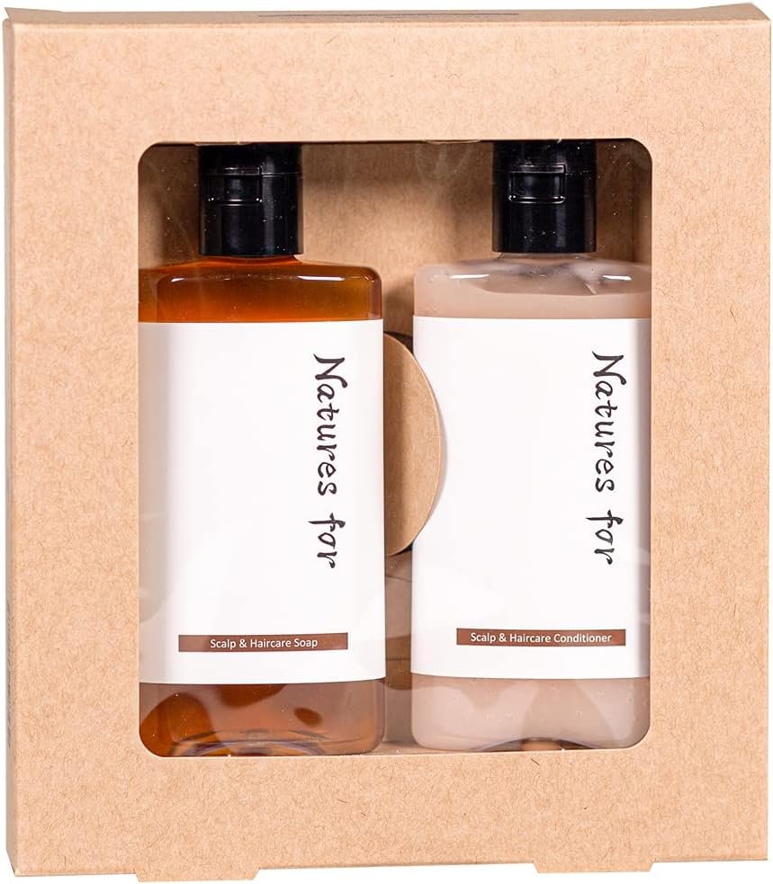 Nature's Four Scalp&Hair Care Mini Set、添加剤なし、国内生産、頭皮のケア、ネオナチュラル、1.8 fl oz(52 ml)x 1それぞれ