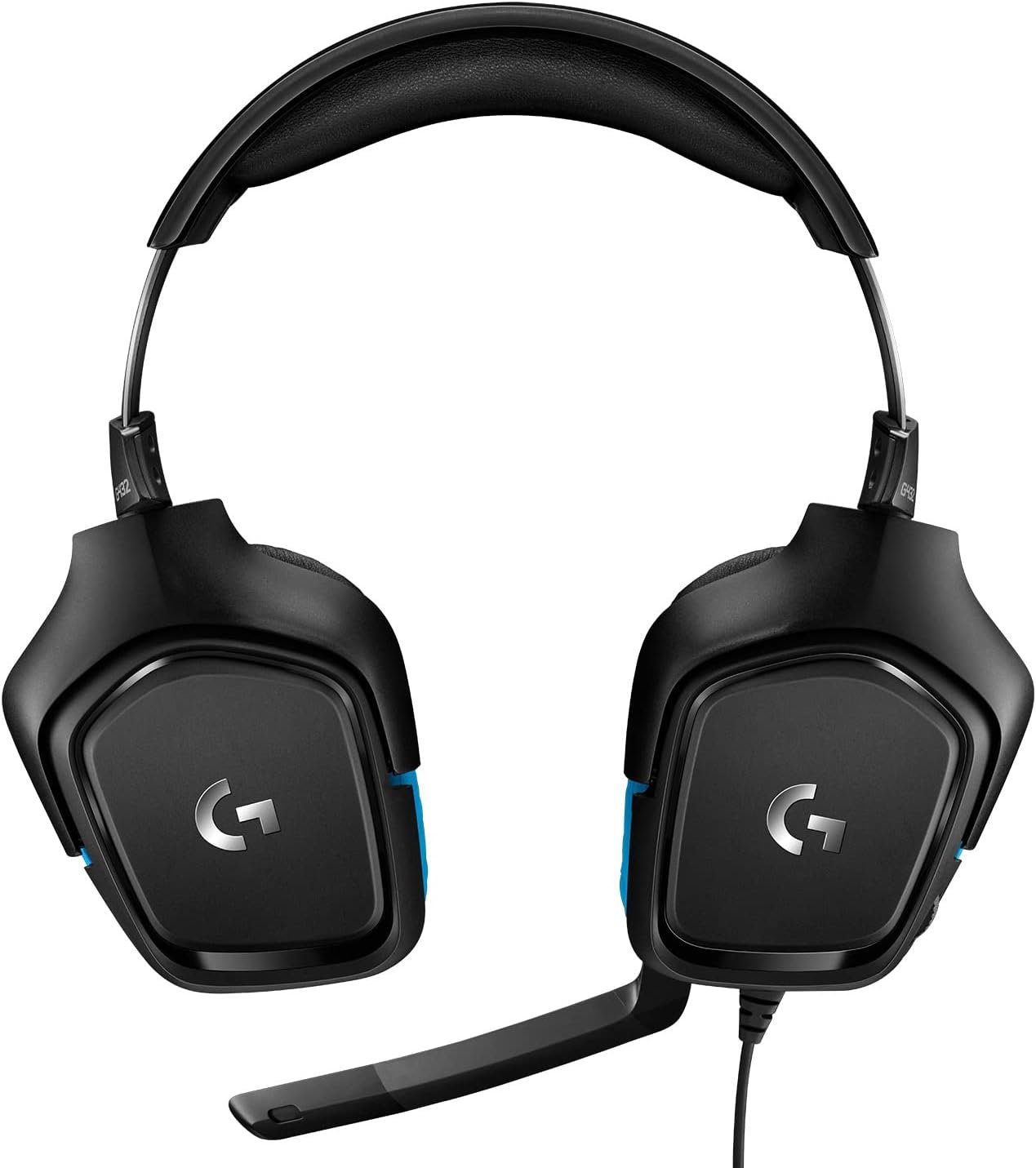 Logitech G432バイノーラルヘッドバンドブラック、青 - 이미지 3