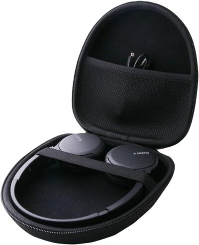 ソニーワイヤレスヘッドフォンwh-ch520/wh-ch510互換ストレージケース-werjia（黒）