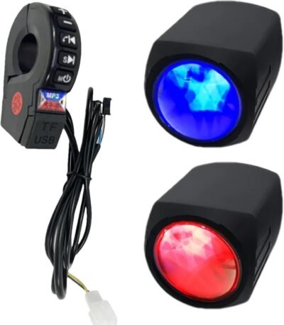 オートバイステレオ – ハンドルバーオーディオキット、アップグレード耐候性高忠実度|女性、男性、冒険、長距離旅行のためのスピーカーアンプマウント