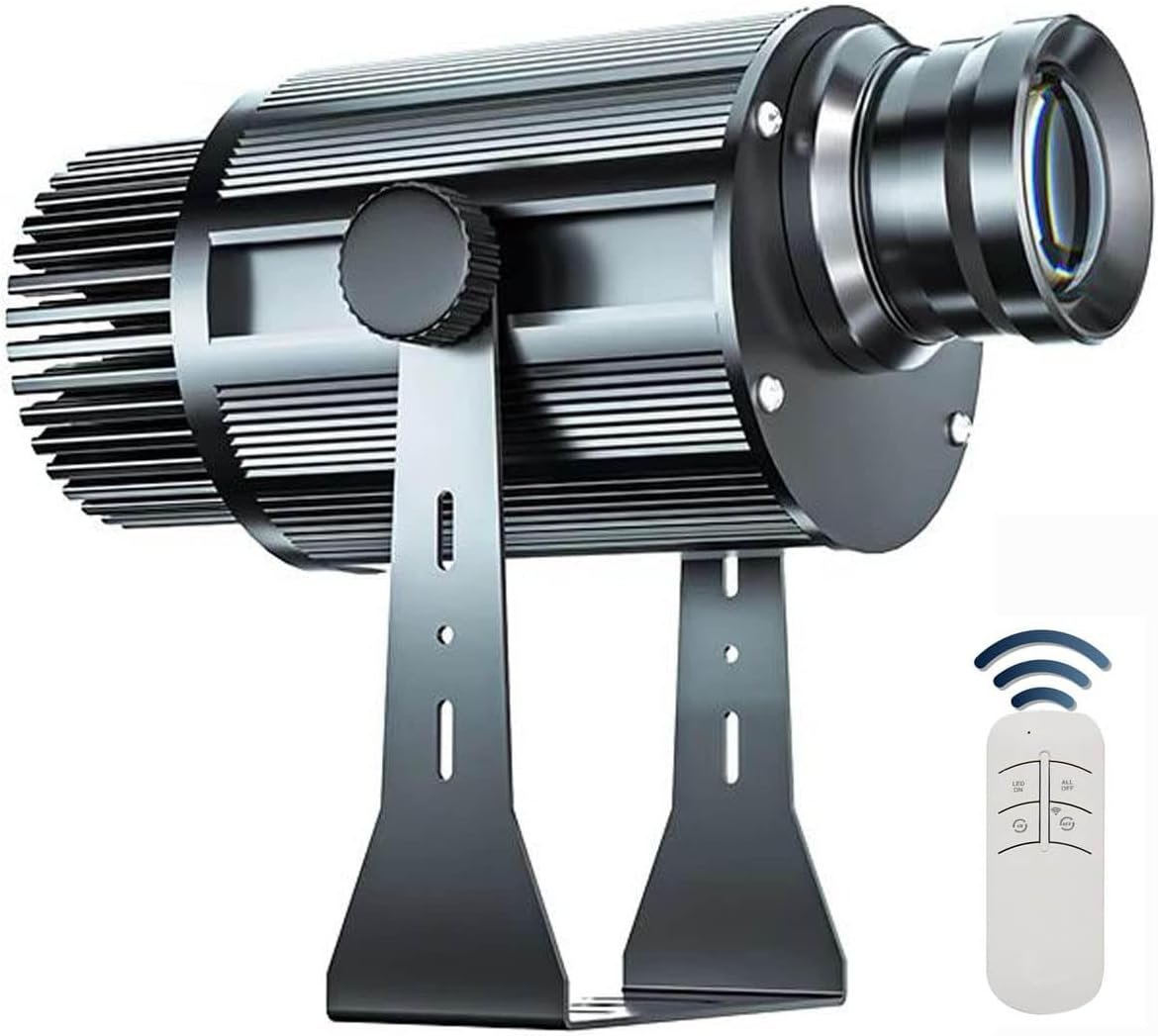 ロゴパターンプロジェクター、50W LED防水ロゴプロジェクションランプIP65、屋内屋外ヤキトリレストランizakayaサインショップロゴ用ロゴ