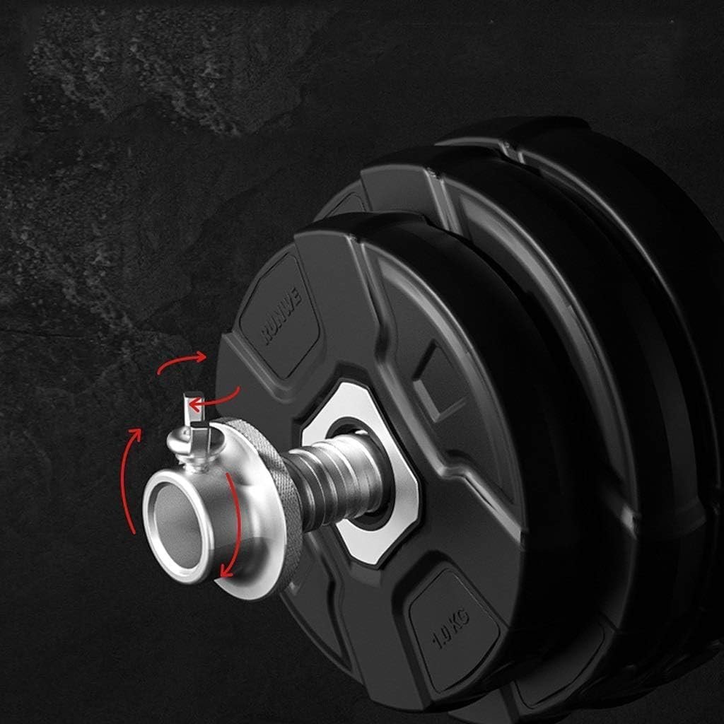 ダンベルマッスルトレーニング機器フィットネス機器調整可能な分解ダンベル多機能2-in-1フィットネスバーベルデュアルユーススーツジムダンベル - 이미지 3