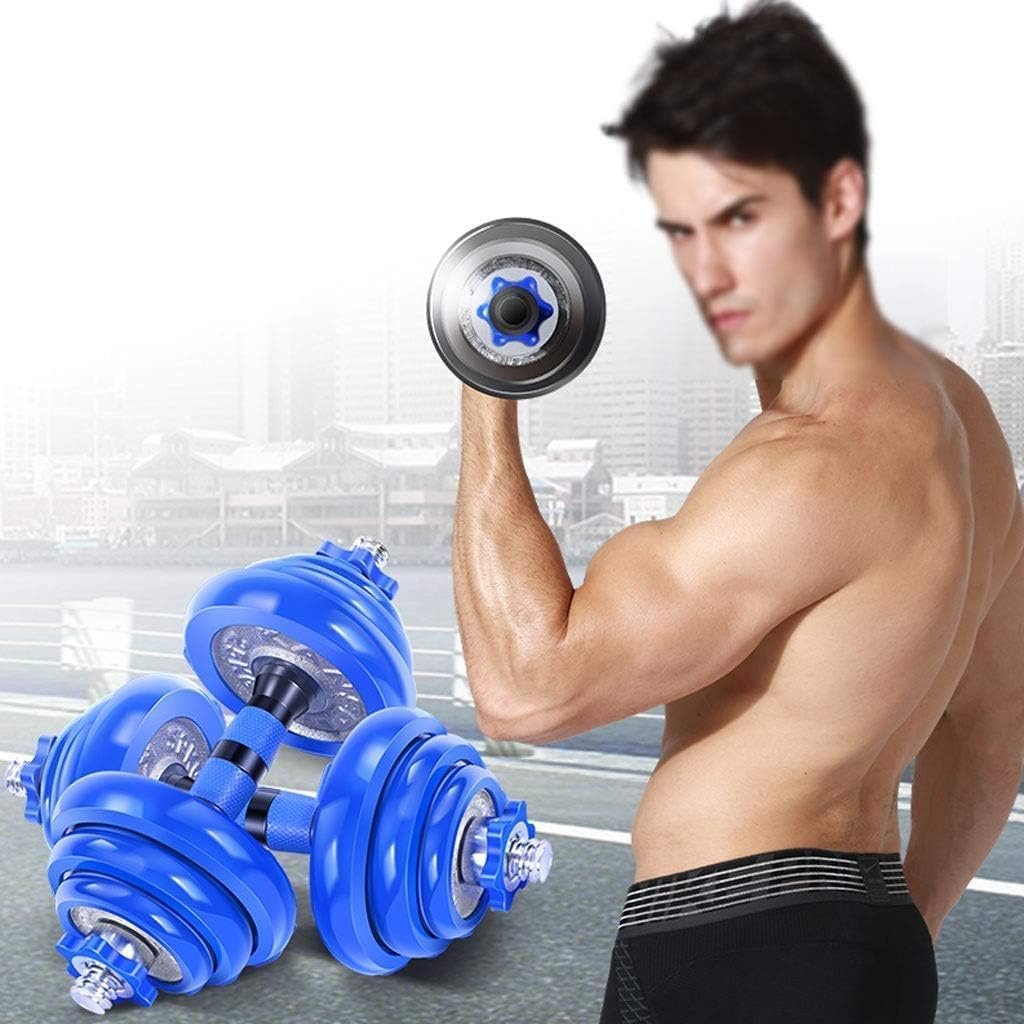 ダンベルの筋肉トレーニング機器2PCSダンベルゴムスリーブメンズフィットネスデタッチ可能ダンベルバーベルエクササイズアームマッスルスポーツ用品ジムダンベル - 이미지 4