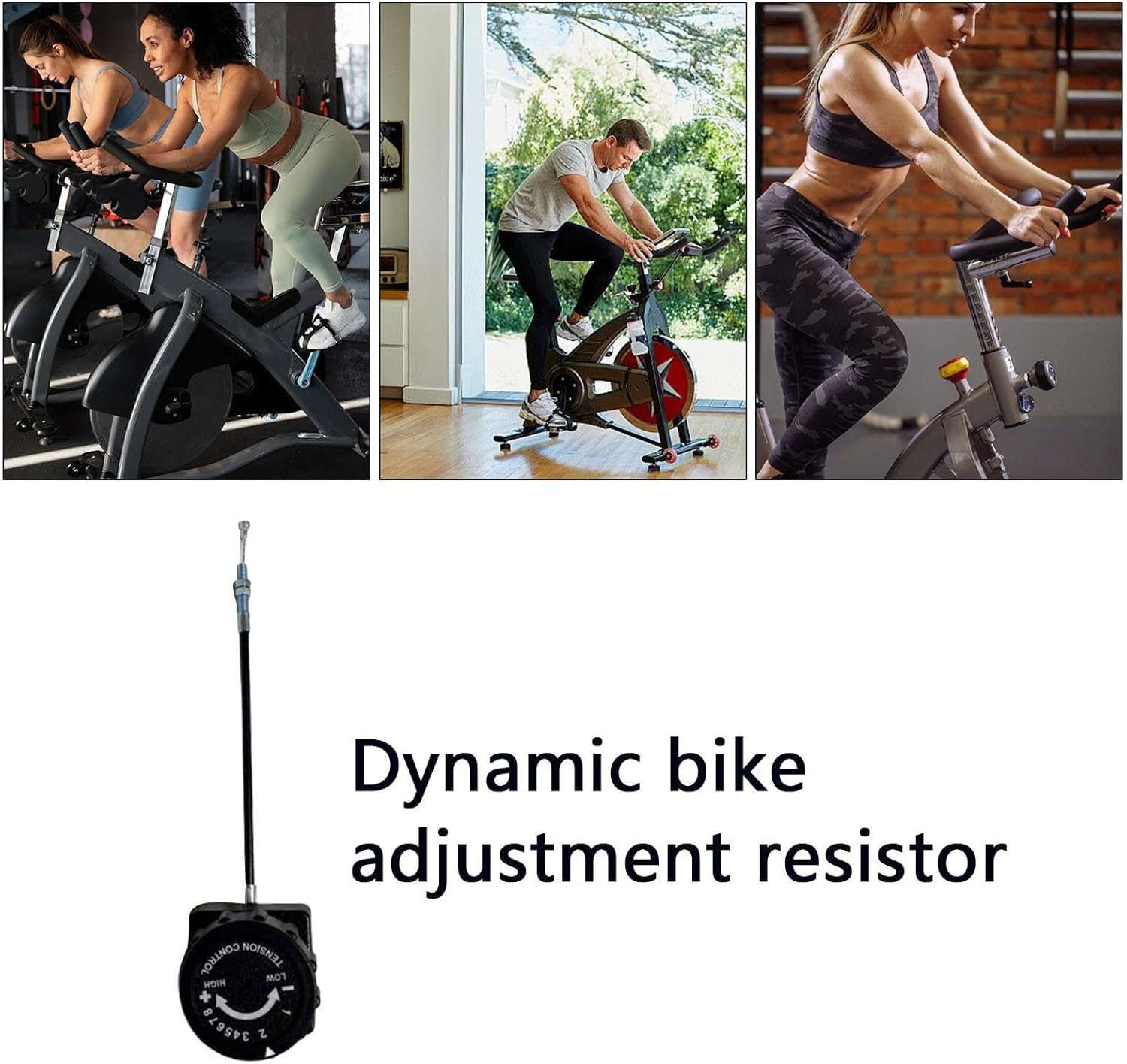 エクササイズバイク -インドアサイクリングバイク用抵抗調整ノブ、スポーツ愛好者のための調整可能な室内エクササイズマシン自転車アクセサリー - 이미지 4