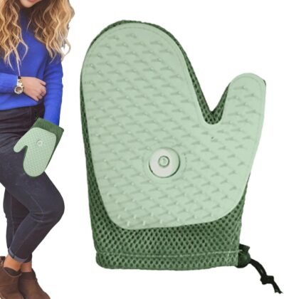 wyucwペット抜毛グローブ、スプレー付きグルーミング＆クリーニングミット | 繰り返し使える抜け毛取りミットマッサージツールマッサージツール