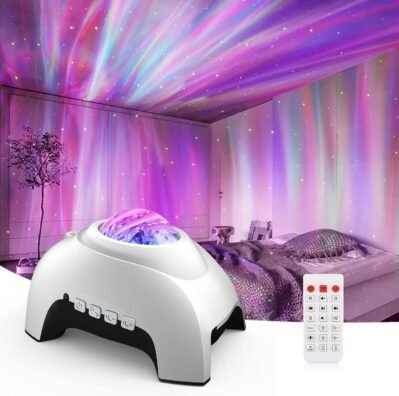 Vidafelic Planetarium Home Professional Star Projector Light、Galaxy Light、Starry Sky Light、14の照明モード、USBドライブ、タイマー機能、プロジェクションランプ、星空の光、音声と互換性