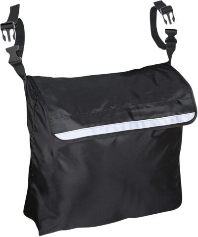 防水車椅子バックパック – 車椅子バッグとウォーカーポーチ、スクラッチ抵抗性のナイロンストレージバッグ、すべてのスタイルのウォーカーに最適な車椅子輸送椅子に最適です