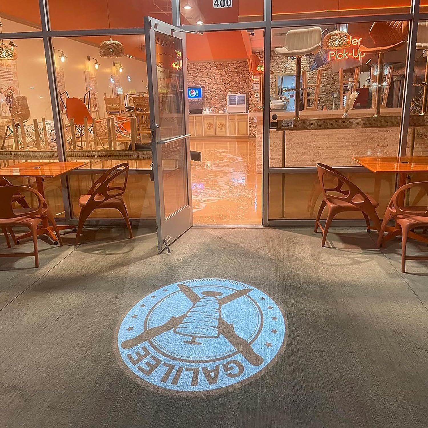 ロゴパターンプロジェクター、50W LED防水ロゴプロジェクションランプIP65、屋内屋外ヤキトリレストランizakayaサインショップロゴ用ロゴ - 이미지 5