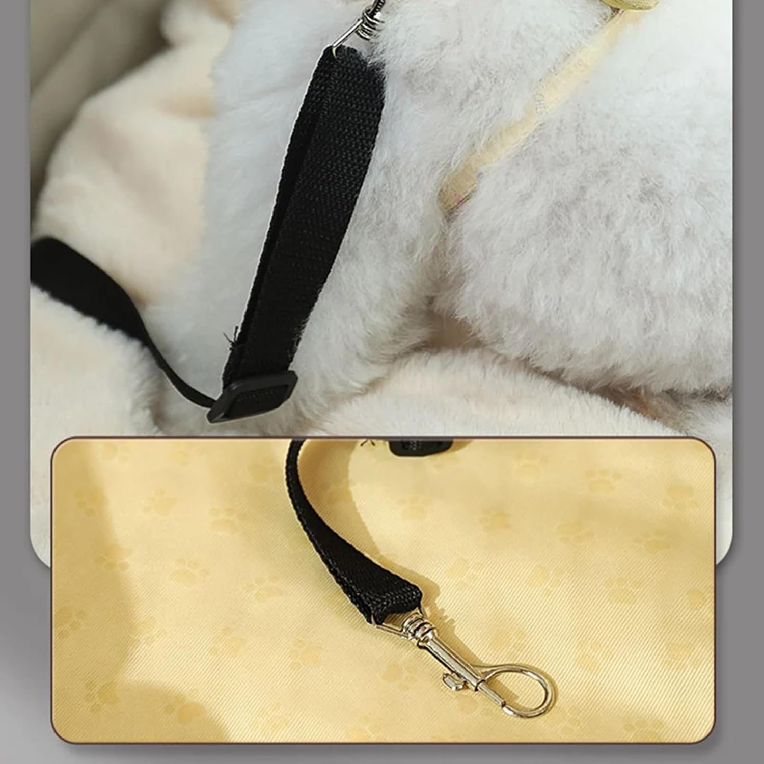子犬のカーシート、ドッグカーベッド | 車の犬の座席ペットキャリア -ペットアクセサリー、猫のベッドと家具、女性、男性、大人、屋外のための旅行アクセサリー - 이미지 6