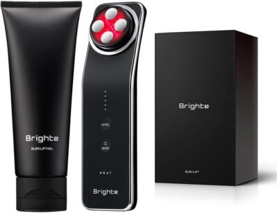 Bright Eleki Lift + Eleki Liftgel(フェイシャルビューティーデバイス/EMS/フェイスケア/リフトアップ/サロングレード/ゲル/リンシングなし/NMN/TRACIDUS抽出/ビューティーアプライアンス/スキンケア/老化ケア/ドライライン/ノゾミ