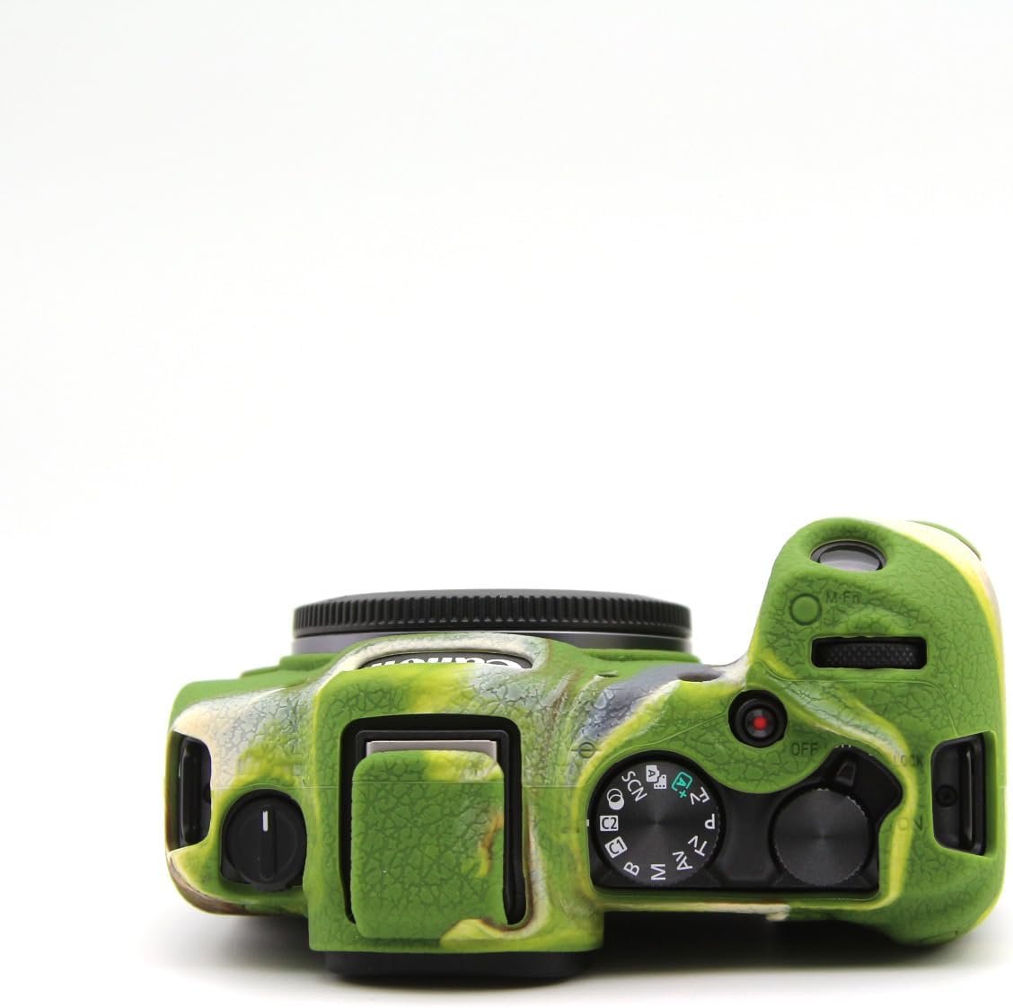 カメラケースカメラケースeosr8用 -保護シリコンデジタル一眼レフスキンカバー、取り外し可能なケージ、耐衝撃、防塵(テクスチャカモ) - 이미지 5