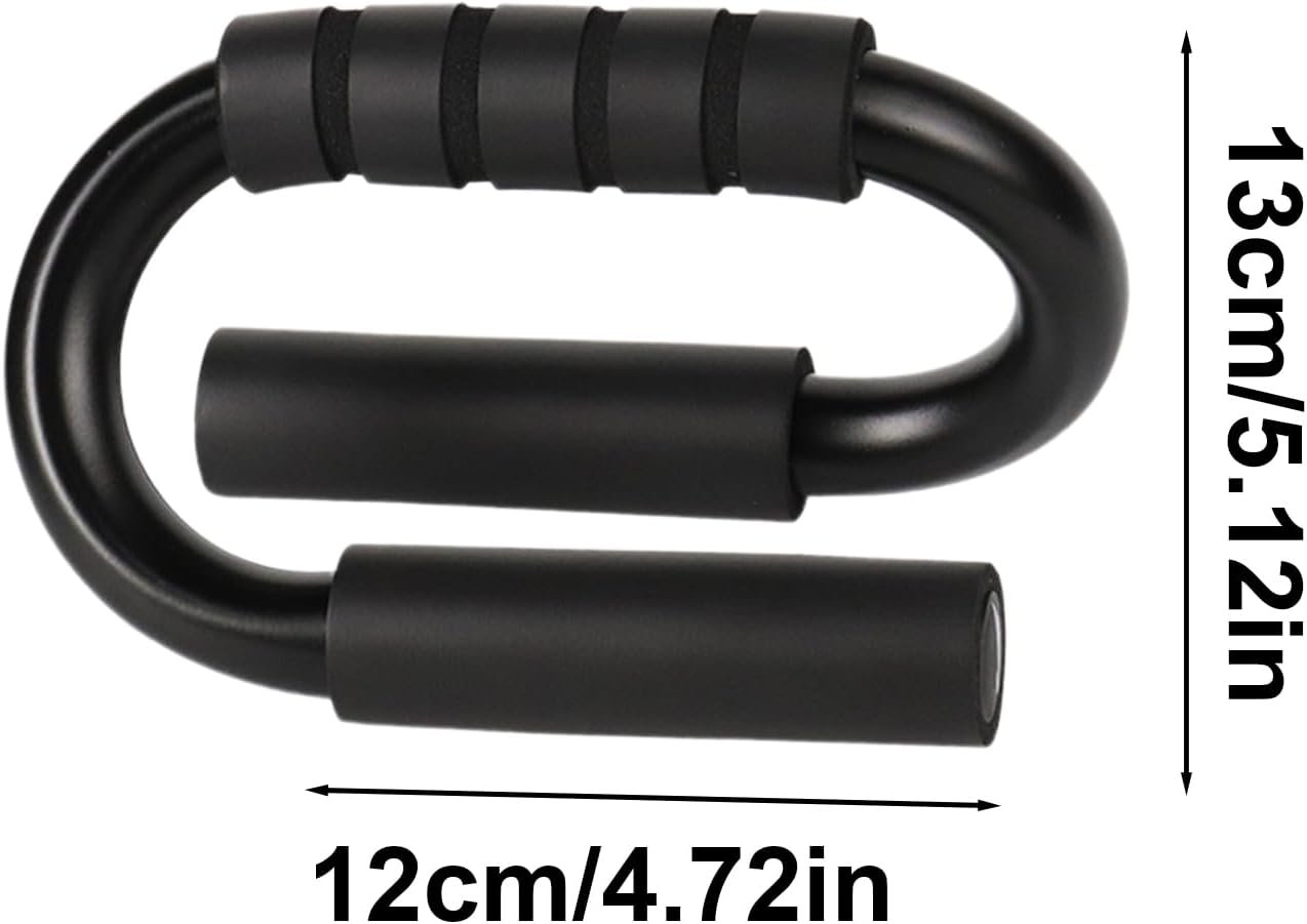 プッシュアップハンドル - 滑り止めのプッシュアップスタンド、フォームグリップバー|ホームフロアジムエクササイズルーチンでの胸部腕の肩の筋肉トレーニングのための快適なサポートグリップを備えたフィットネストレーニング機器 - 이미지 7