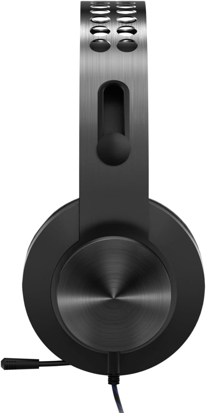 Lenovo Legion H500 Pro 7.1サラウンドサウンドゲーミングヘッドセット、ノイズキャンセルマイク、メモリフォーム&PUレザーイヤーカップ、ステンレススチールヘッドバンド、PC、PS4、Xbox One、Nintendo Switch、GXD0T69864、Black - 이미지 3