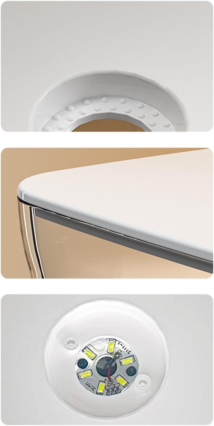 固体水族館、固体水槽|ソリッド水槽HD小さな水族館、魚のボウル、小さな水族館装飾、水槽のスターター、LEDライト、ホームオフィス、アパート、キッチン、スタディルーム - 이미지 7