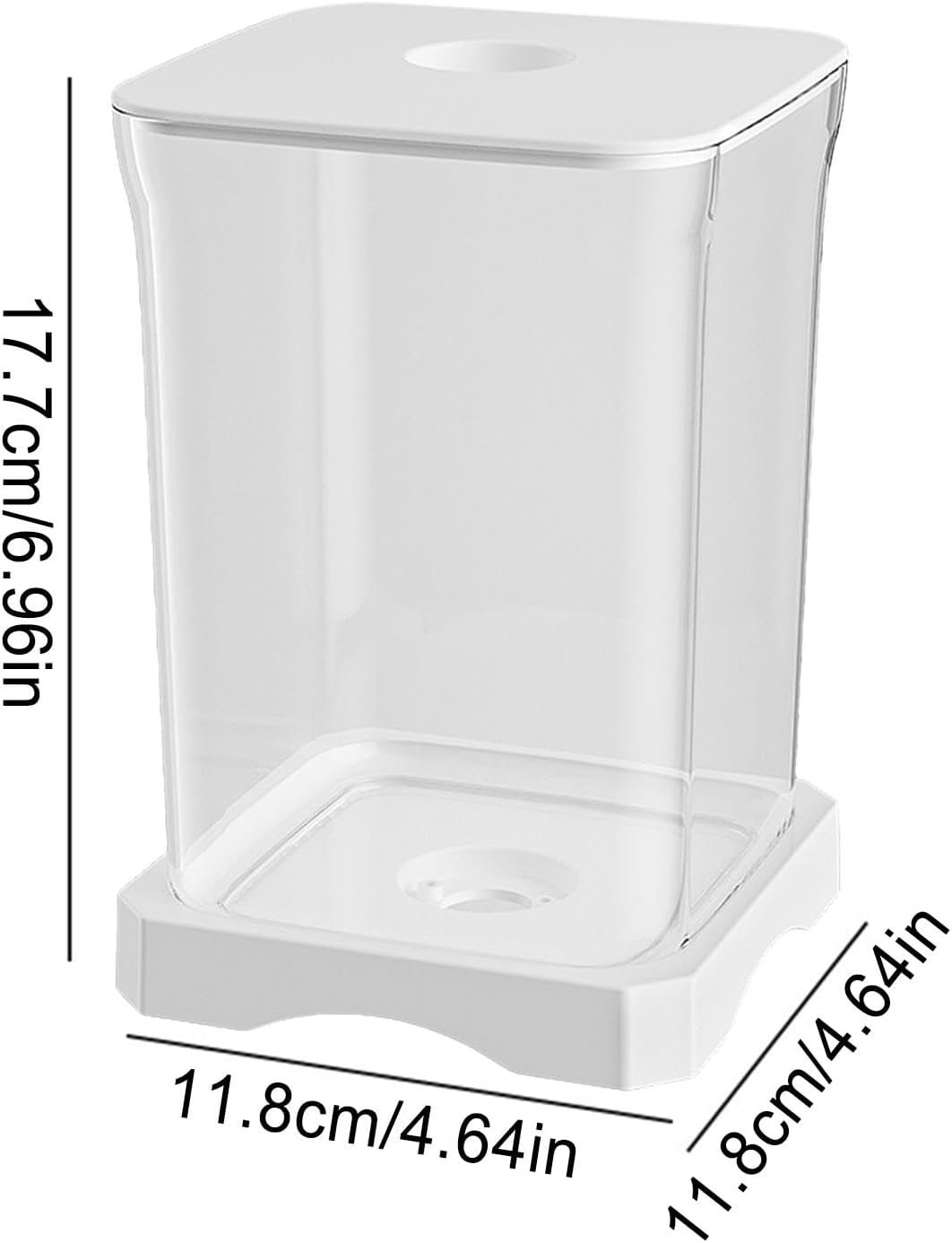 固体水族館、固体水槽|ソリッド水槽HD小さな水族館、魚のボウル、小さな水族館装飾、水槽のスターター、LEDライト、ホームオフィス、アパート、キッチン、スタディルーム - 이미지 5