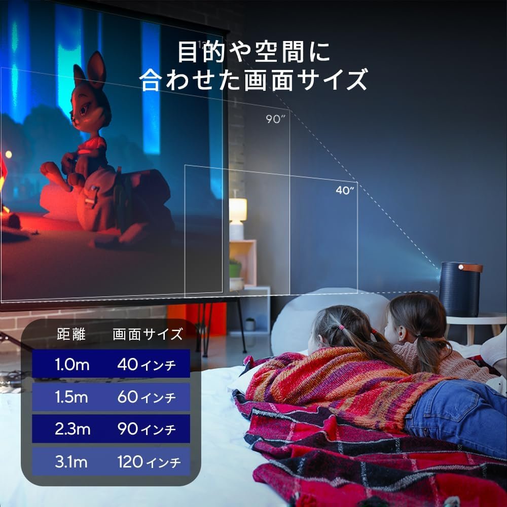 Asus Smart Portable LEDプロジェクター、Zenbeam L2 / LED光源、960ルーメン、1080p、Android TV Box、Harman Kardon Sound、10Wスピーカー、ショートスローレンズ、ビルトインバッテリー、ホームシアター、本物の製品 - 이미지 6