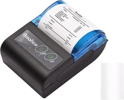 サーマルプリンター、XGR-POS581ポータブルミニサーマルプリンター2インチUSB領収書請求書チケットプリンター58mmの印刷用紙は、レストランの販売と小売のためにiOS Android Windowsと互換性があります