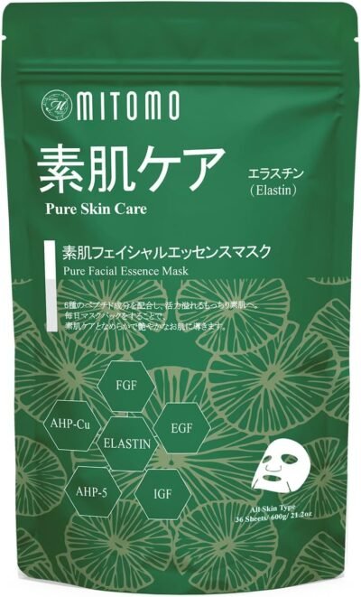 CICA CCSA00001-C-600フェイスパック、大容量、フェイスマスク、フェイスパック、36個、ビューティーマスクパック、20.3 fl oz(600 ml)、超リッチセラム