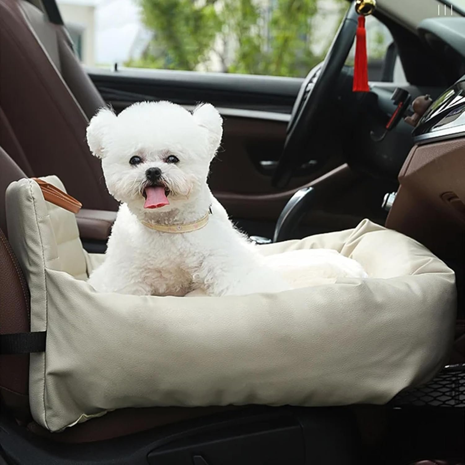 子犬のカーシート、ドッグカーベッド | 車の犬の座席ペットキャリア -ペットアクセサリー、猫のベッドと家具、女性、男性、大人、屋外のための旅行アクセサリー - 이미지 9