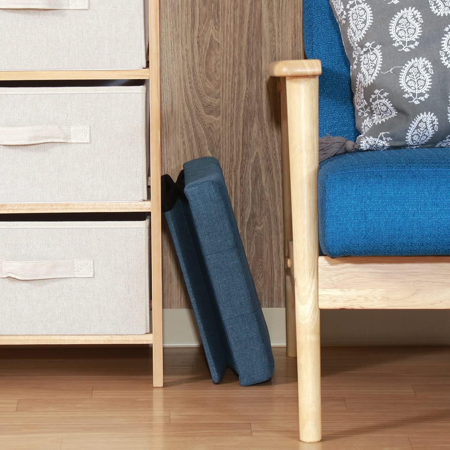 fujiboeki 53703ペットハウスストレージスツール(w x d x h):11.8 x 11.8 x 11.8インチ(30 x 30 x 30 cm)、ネイビー、ファブリック、折りたたみ、ミニ - 이미지 7