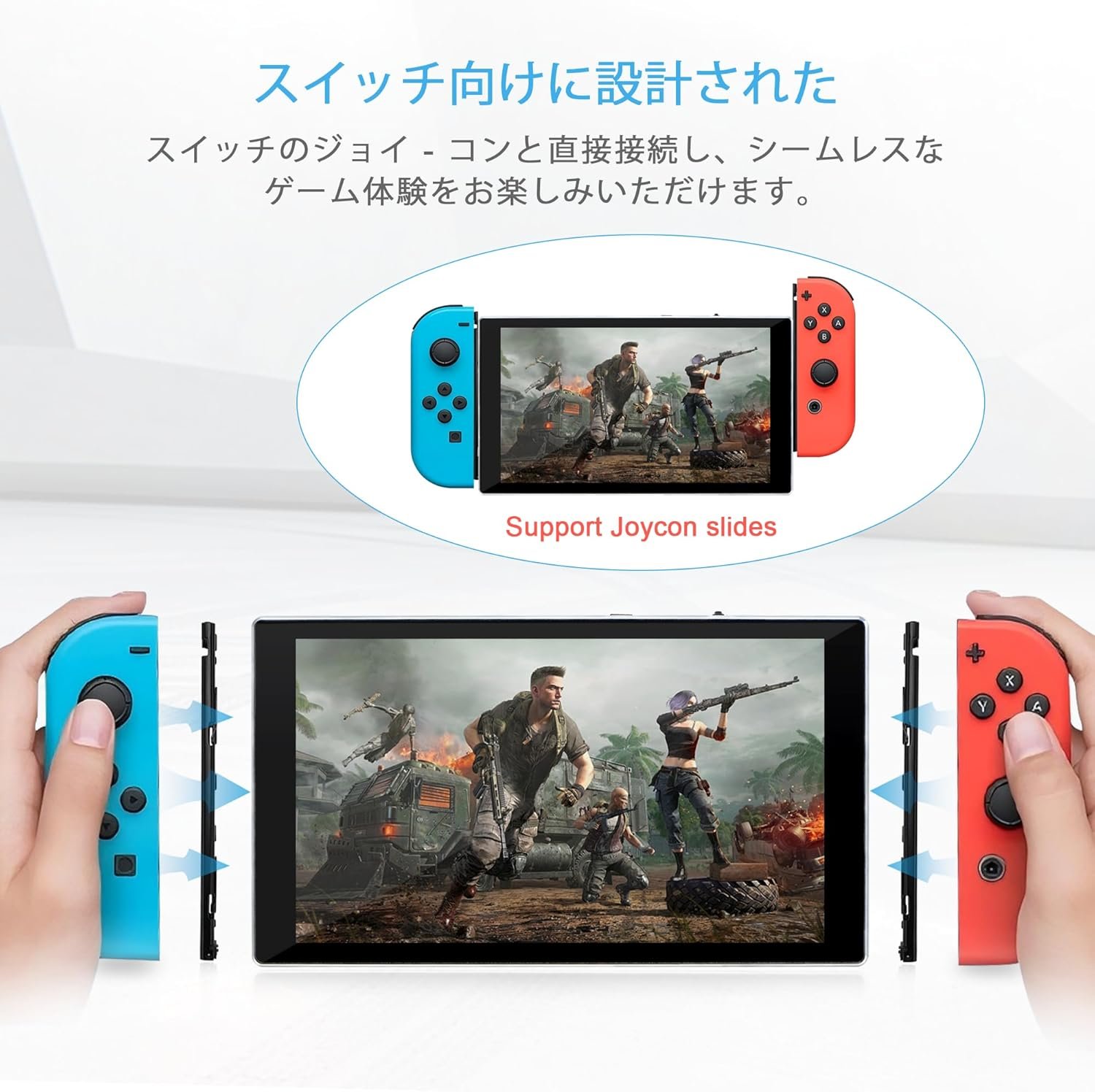 7 "ポータブルモニタータッチスクリーン、ミニモニターIPS 1080p(1920x1080)60Hz、LCDディスプレイセカンドスクリーンミニUSB C HDMIモニターゲームスイッチPS5 XboxラップトップPC Ultra Thin LightWeight(60Hz) - 이미지 7