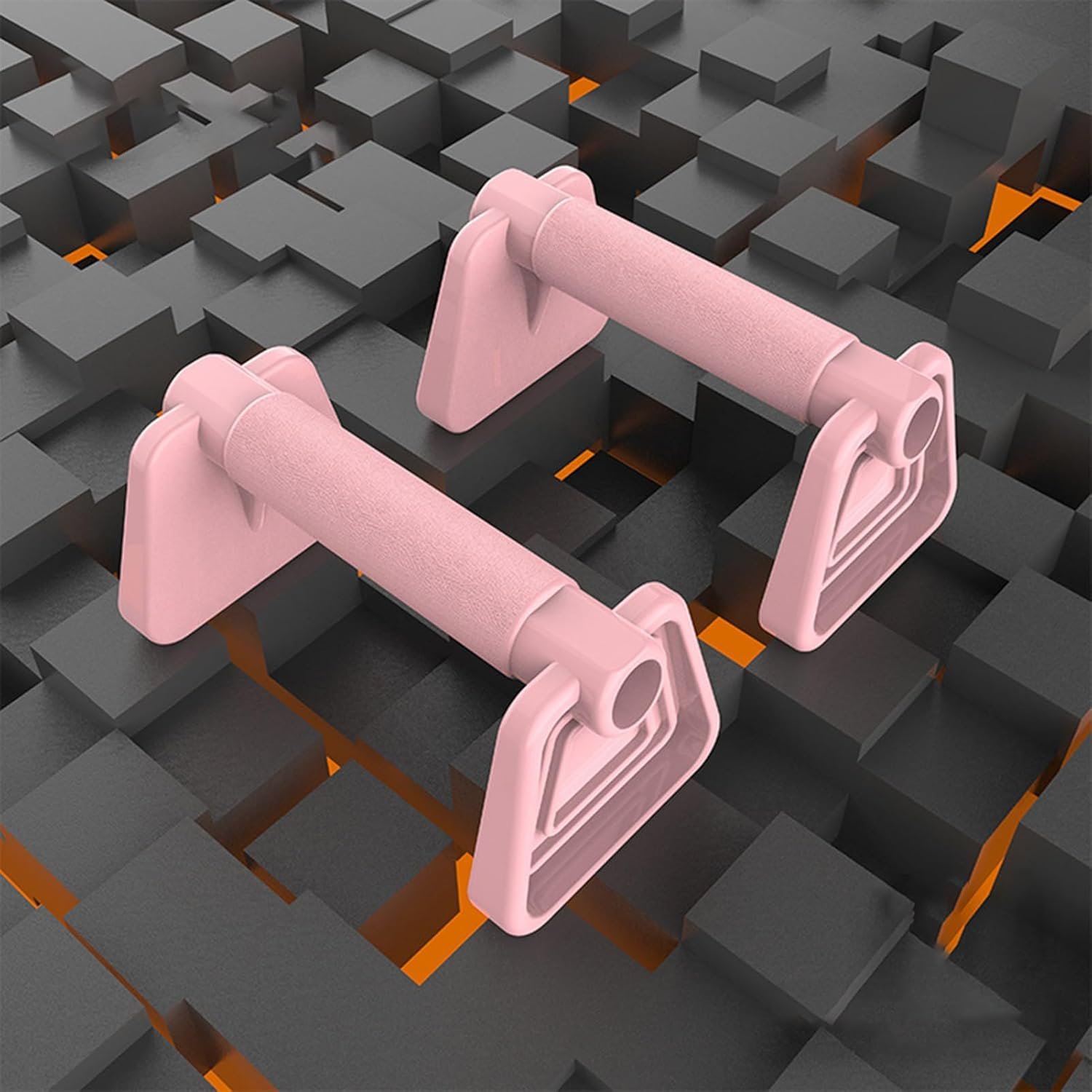 プッシュアップ -男性用プッシュアップバー| プッシュアップバー筋力トレーニング、人間工学に基づいたプッシュアップスタンドプレートフィットネスラック、腕立て伏せエクササイズ器具、フロアワークアウト、ポータブル、ホームジム、男性、女性、フィットネス用 - 이미지 8