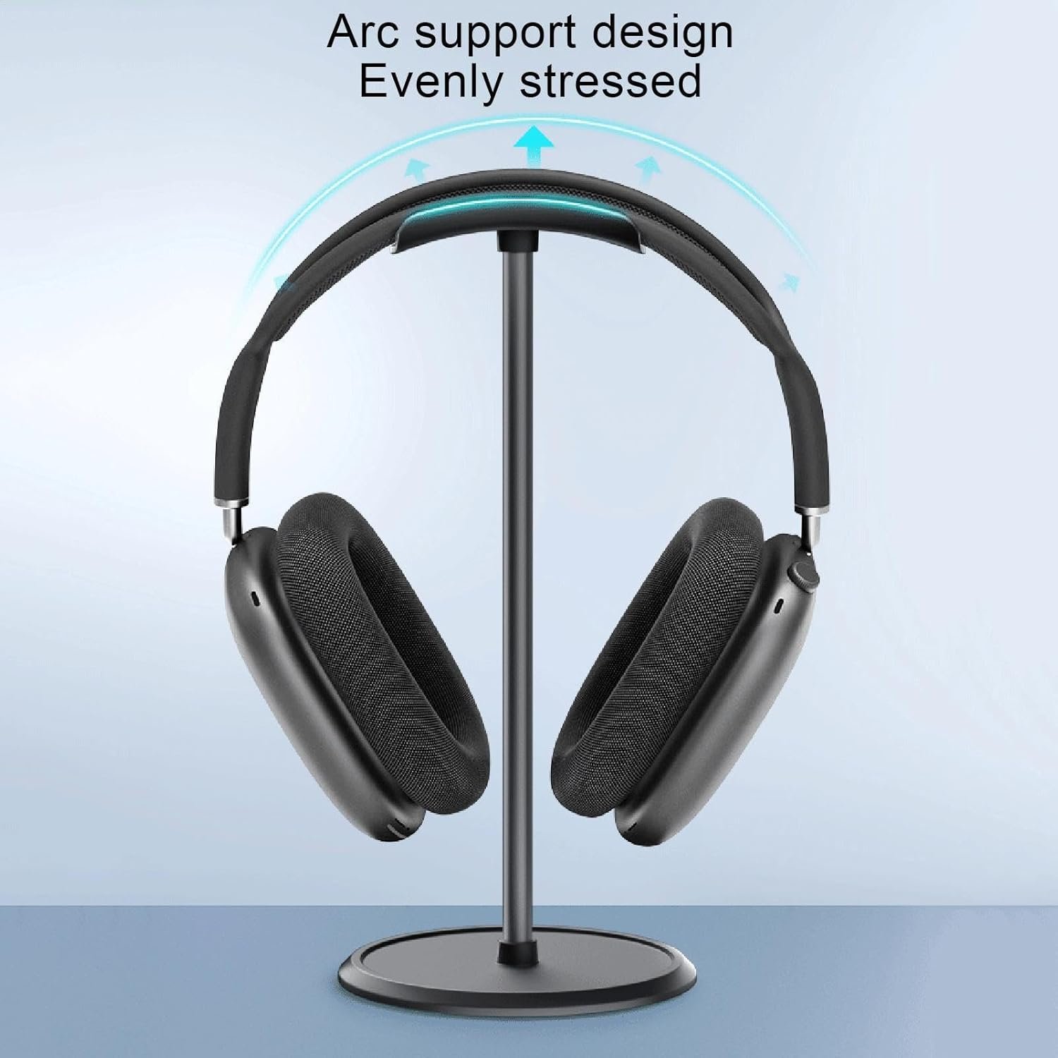 ヘッドフォンスタンド - ヘッドギアハンガー|ヘッドセットディスプレイハンガーラック|イヤホンディスプレイホルダーゲームヘッドギアマウントオーガナイザーPCデスクルームの男性用メンストレージコンピューターボーイズ - 이미지 6