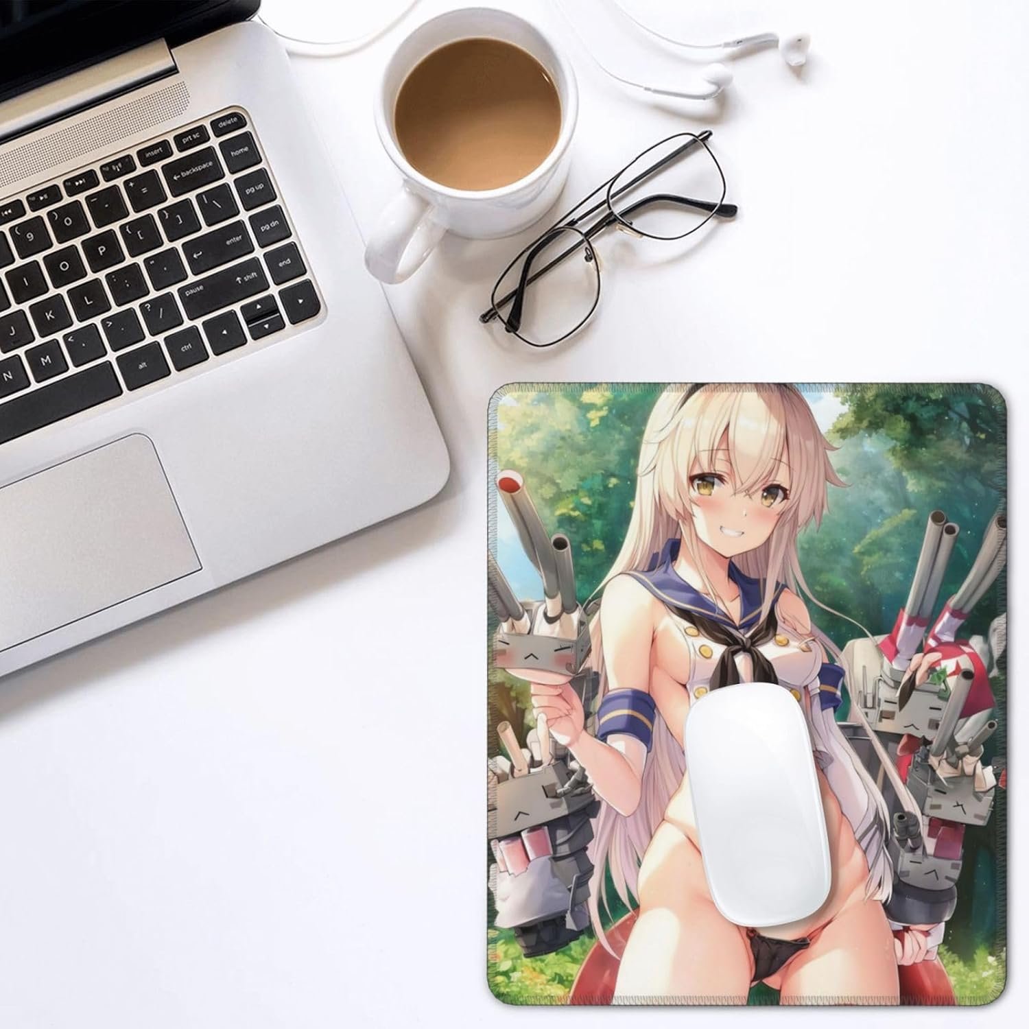 カンコルマウスパッド、ゲーミングマウスパッド、デスクマット、テーブルマット、スタイリッシュ、アニメの焼き商品、かわいいマウスパッド、かわいい、デスクマット、PC、耐久性、防水、ノンスリップ、ゲーム、ギフト、9.8 x 11.8インチ(25 x 30 cm)(25 x 30 cm) - 이미지 8