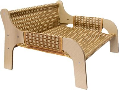 猫ハンモック| 高床ペットソファ| 冷却機能付き高めラウンジチェアペット家具ペット家具リビング屋内子猫