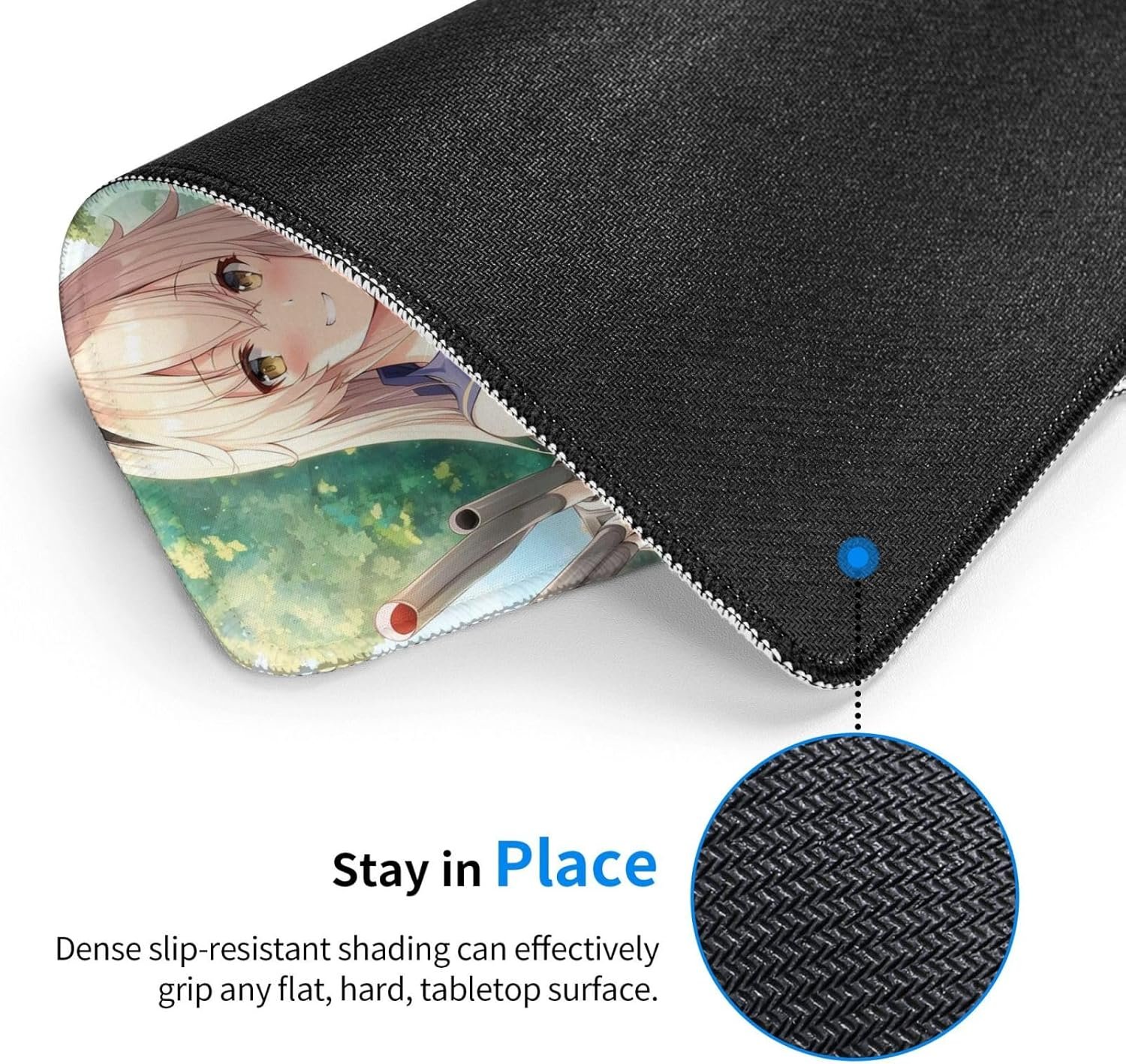 カンコルマウスパッド、ゲーミングマウスパッド、デスクマット、テーブルマット、スタイリッシュ、アニメの焼き商品、かわいいマウスパッド、かわいい、デスクマット、PC、耐久性、防水、ノンスリップ、ゲーム、ギフト、9.8 x 11.8インチ(25 x 30 cm)(25 x 30 cm) - 이미지 3