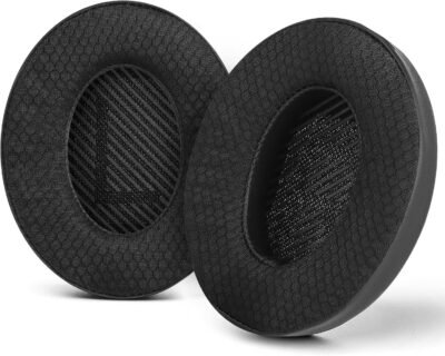 ボーズのサウンドリンク用のトーソーゾーソークーリングジェルレイヤー耳/サウンドトルーアラウンドアラウンドイヤー/クワイエットコンパフォート25およびその他のヘッドフォン交換イヤパッドノイズキャンセルソフトアイスシルクファブリックヘッドフォンイヤパッド