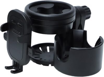 「S-DEAL ベビーカー用電話ホルダー」、車椅子用ボトルホルダー、自転車ボトルホルダー | 車椅子用アクセサリー、ベビーカー、自転車、車椅子、歩行器、スクーター用ベビーカーウォーターボトルホルダー